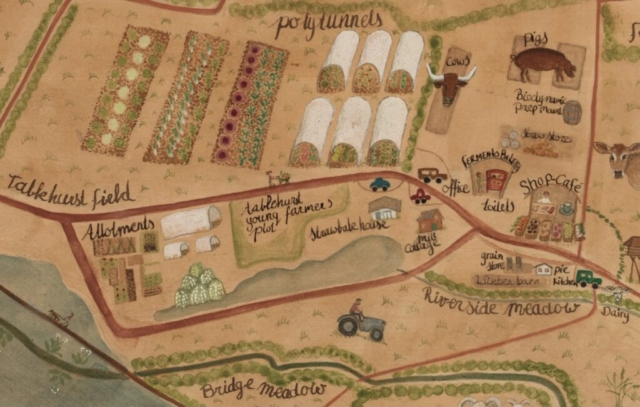 Detail Tablehurst Farm map 2022