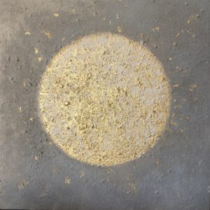 Golden Sun "Flame to dust" Framed 75cm x 75cm